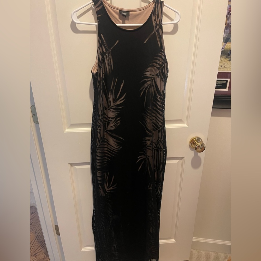 Massimo Black Maxi Dress Size M